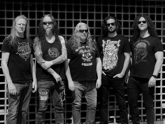 Picture of members of BENEDICTION 